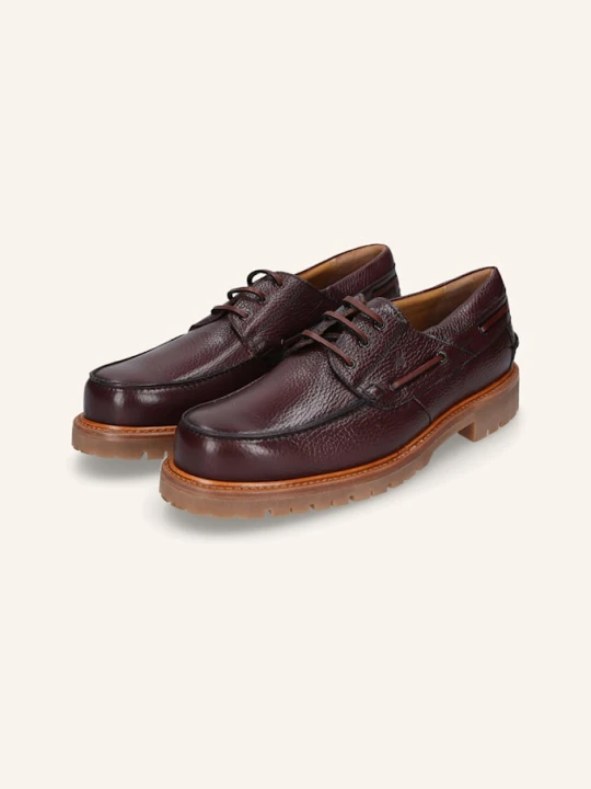 Zdjęcie produktu Heinrich Dinkelacker Buty Żeglarskie Miami Plain T rot CIEMNOCZERWONY