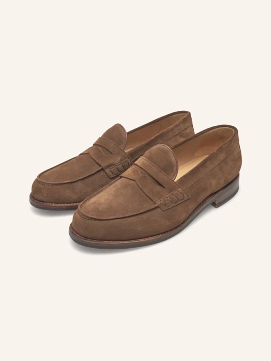 Zdjęcie produktu Heinrich Dinkelacker Loafersy Wien Plain V braun BRĄZOWY