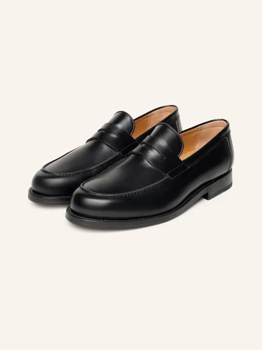 Zdjęcie produktu Heinrich Dinkelacker Pantofle Wien Plain Bc schwarz CZARNY