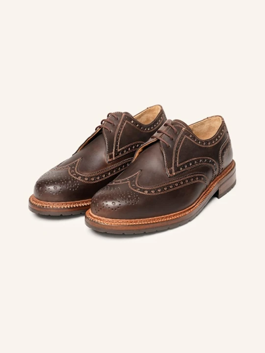 Zdjęcie produktu Heinrich Dinkelacker Sznurowane Botki Janosh K Full-Brogue H braun BRĄZOWY
