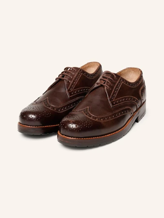 Zdjęcie produktu Heinrich Dinkelacker Sznurowane Botki Rio Full-Brogue H braun BRĄZOWY