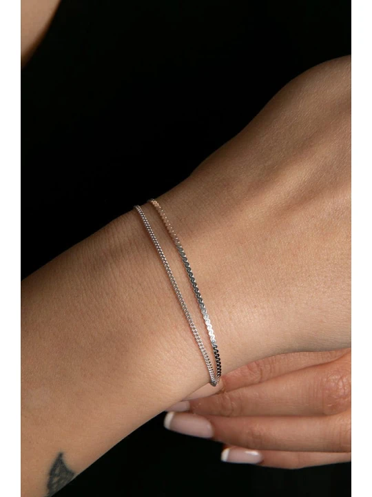 Zdjęcie produktu Heliophilia Srebrna bransoletka rozmiar: onesize