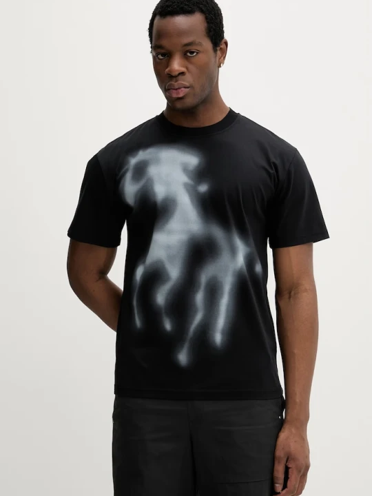 Zdjęcie produktu Heliot Emil t-shirt bawełniany czarny