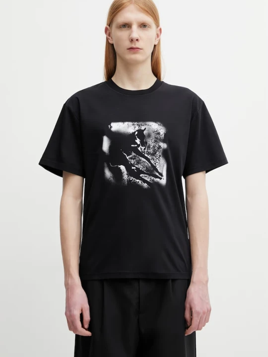 Zdjęcie produktu HELIOT EMIL t-shirt męski bawełniany czarny