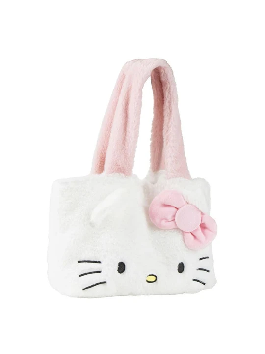 Zdjęcie produktu Hello Kitty Shopper bag "Hello Kitty" w kolorze biało-jasnoróżowym rozmiar: onesize