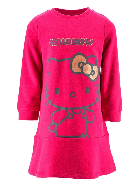 Zdjęcie produktu Hello Kitty Sukienka "Hello Kitty" w kolorze różowym rozmiar: 128