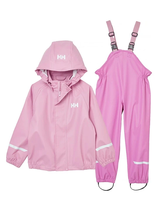 Zdjęcie produktu Helly Hansen 2-częściowy zestaw przeciwdeszczowy "Bergen 2.0" w kolorze jasnoróżowym rozmiar: 122