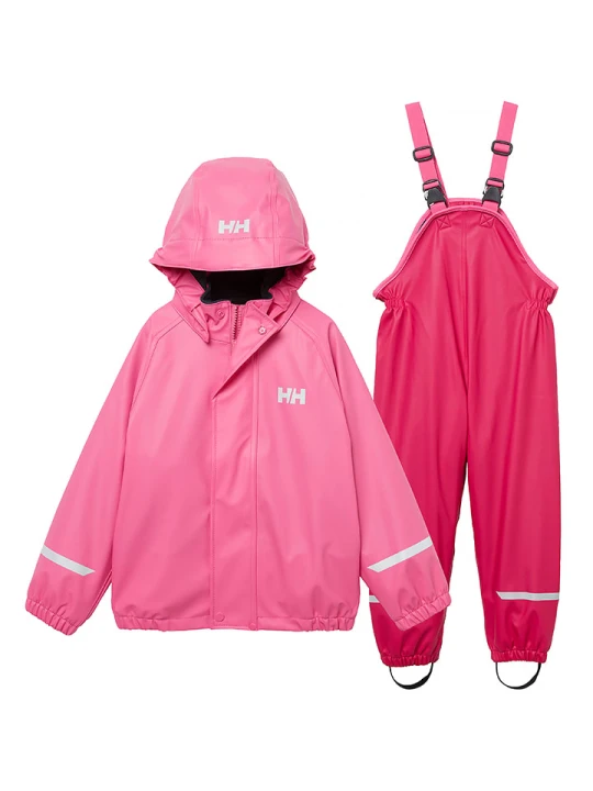 Zdjęcie produktu Helly Hansen 2-częściowy zestaw przeciwdeszczowy "Bergen 2.0" w kolorze różowym rozmiar: 98