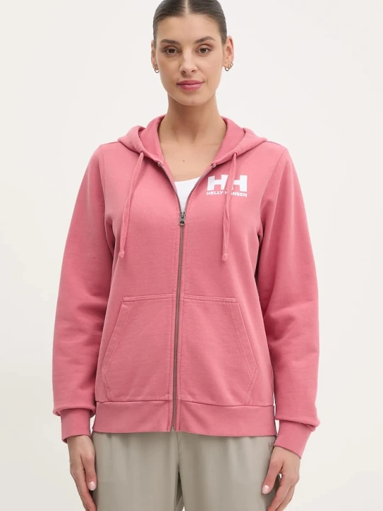 Zdjęcie produktu Helly Hansen bluza bawełniana różowy