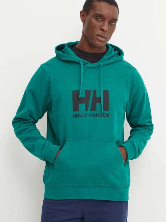 Zdjęcie produktu Helly Hansen bluza bawełniana HH LOGO zielony