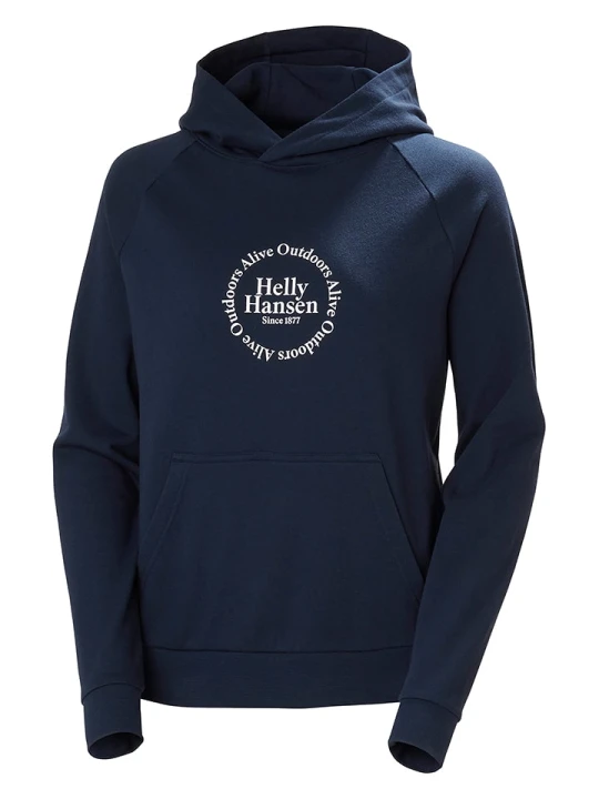 Zdjęcie produktu Helly Hansen Bluza "Core Graphic" w kolorze granatowym rozmiar: S