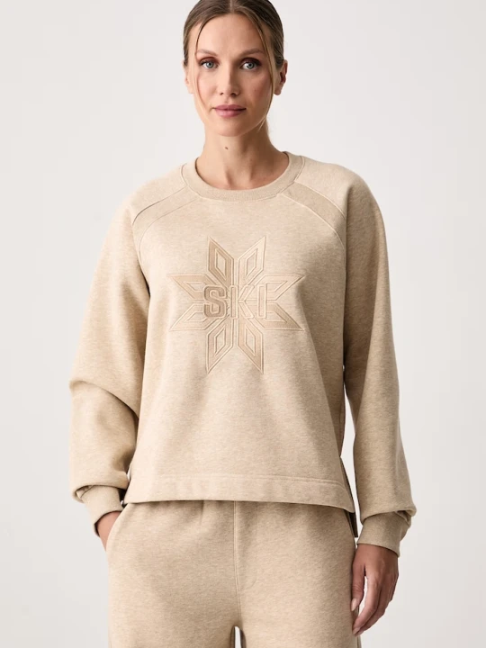 Zdjęcie produktu Helly Hansen bluza damska z bawełną BLISS HYBRID beżowy