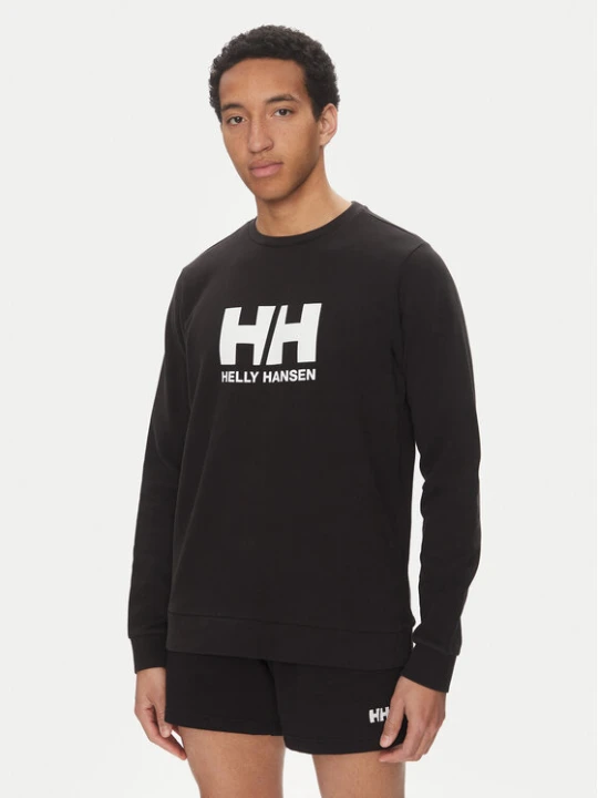 Zdjęcie produktu Helly Hansen Bluza Logo Crew 30395 Czarny Regular Fit