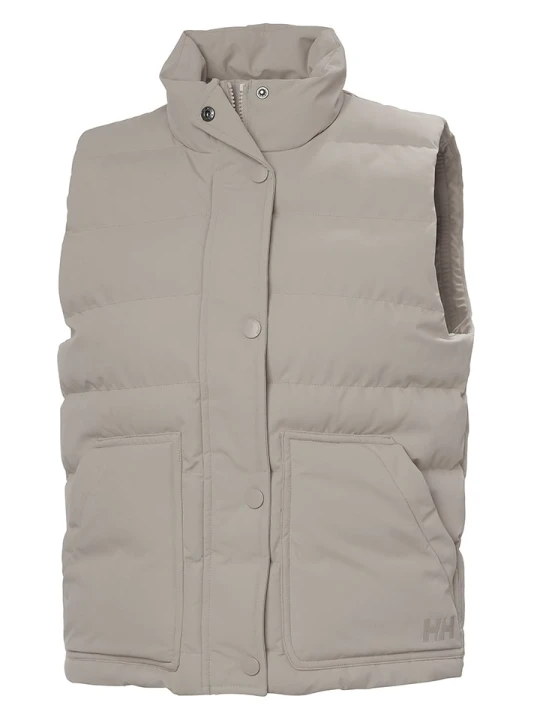 Zdjęcie produktu Helly Hansen Kamizelka pikowana "Escape" w kolorze szarobrązowym rozmiar: XS