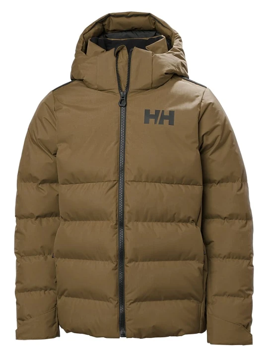 Zdjęcie produktu Helly Hansen Kurtka narciarska "Kvitfjell Race" w kolorze khaki rozmiar: 152
