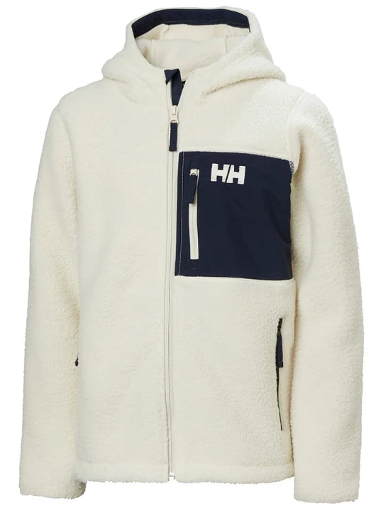 Zdjęcie produktu Helly Hansen Kurtka polarowa "Champ Pile 2.0" w kolorze kremowym rozmiar: 140