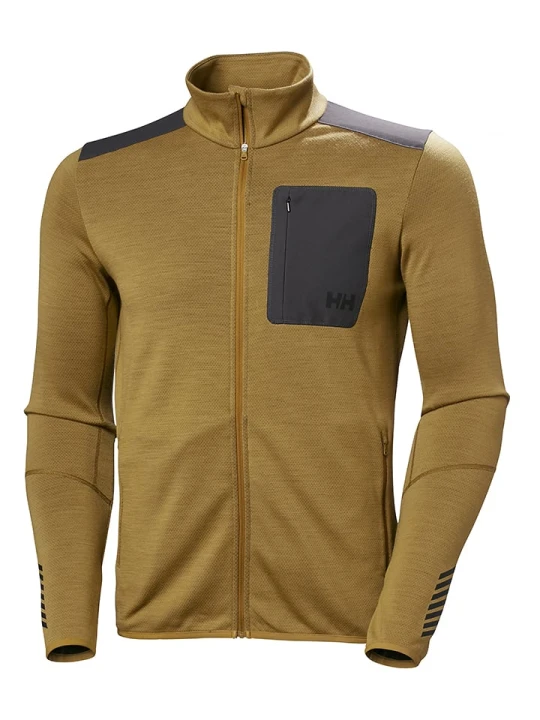 Zdjęcie produktu Helly Hansen Kurtka polarowa "Lifa" w kolorze khaki rozmiar: XL
