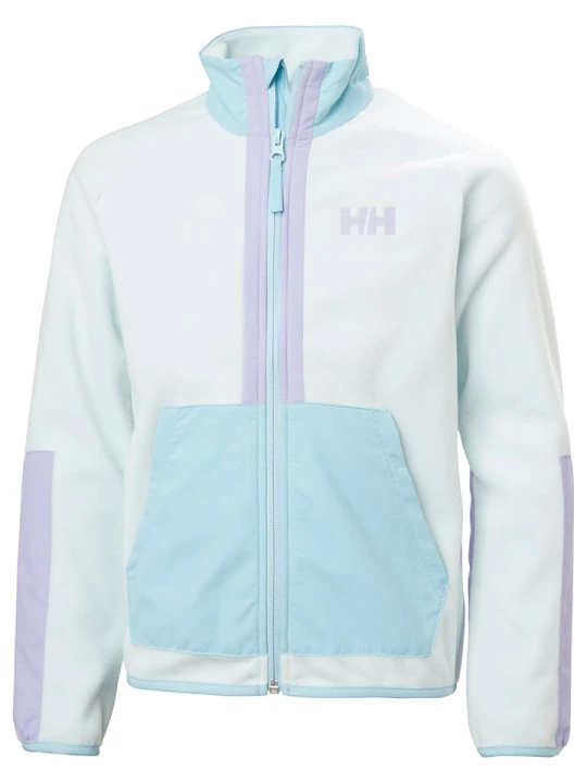 Zdjęcie produktu Helly Hansen Kurtka polarowa "Marka" w kolorze błękitno-biało-fioletowym rozmiar: 152