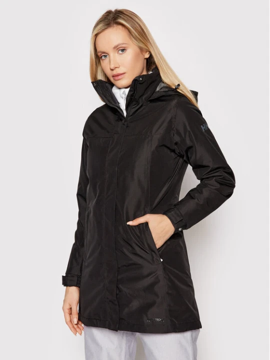 Zdjęcie produktu Helly Hansen Kurtka przeciwdeszczowa Aden 62649 Czarny Regular Fit