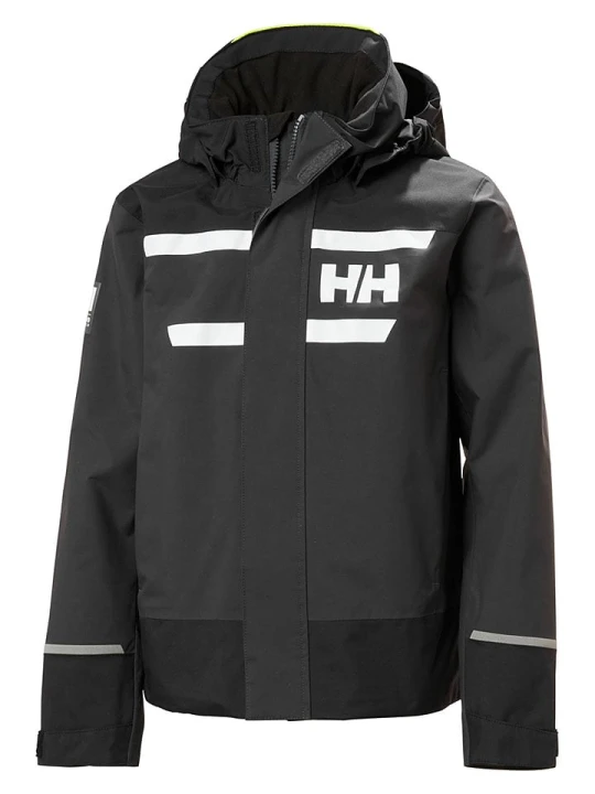 Zdjęcie produktu Helly Hansen Kurtka przeciwdeszczowa "Salt Port 2.0" w kolorze czarnym rozmiar: 140