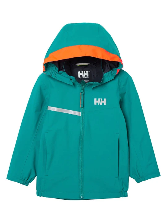 Zdjęcie produktu Helly Hansen Kurtka przeciwdeszczowa "Shelter" w kolorze turkusowym rozmiar: 128