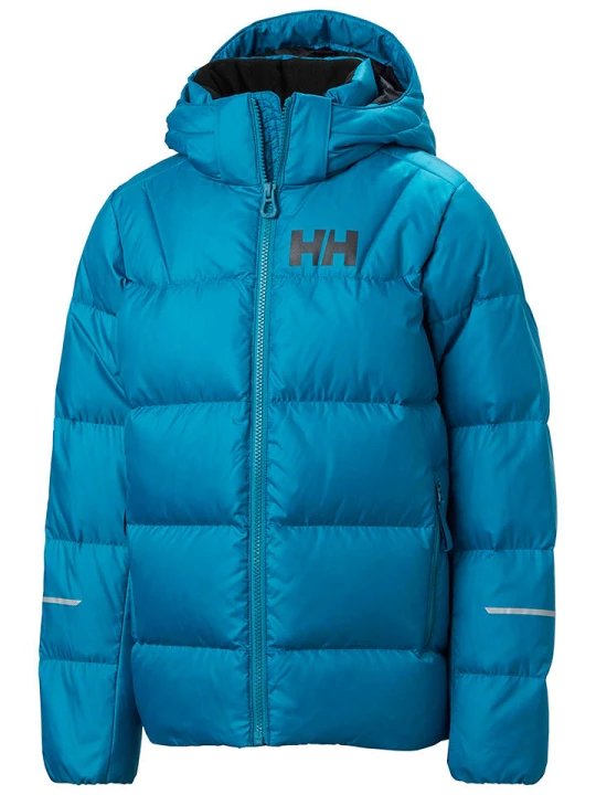 Zdjęcie produktu Helly Hansen Kurtka puchowa "Isfjord" w kolorze niebieskim rozmiar: 140