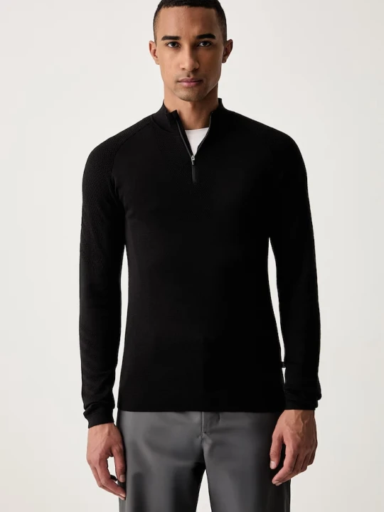 Zdjęcie produktu Helly Hansen longsleeve funkcyjny męski z wełną merino LIFA MERINO czarny