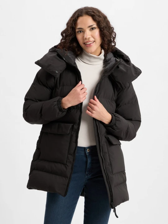 Zdjęcie produktu Helly Hansen Pikowany płaszcz - Ellie Puffy Parka Kobiety Sztuczne włókno czarny