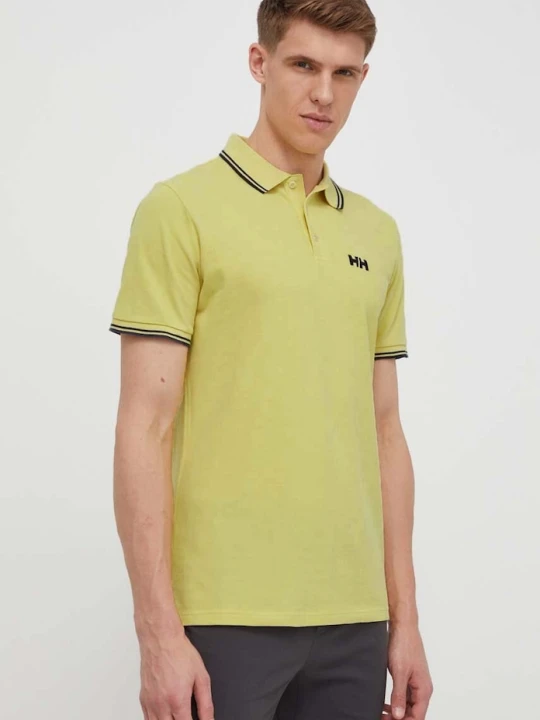 Zdjęcie produktu Helly Hansen polo bawełniane żółty