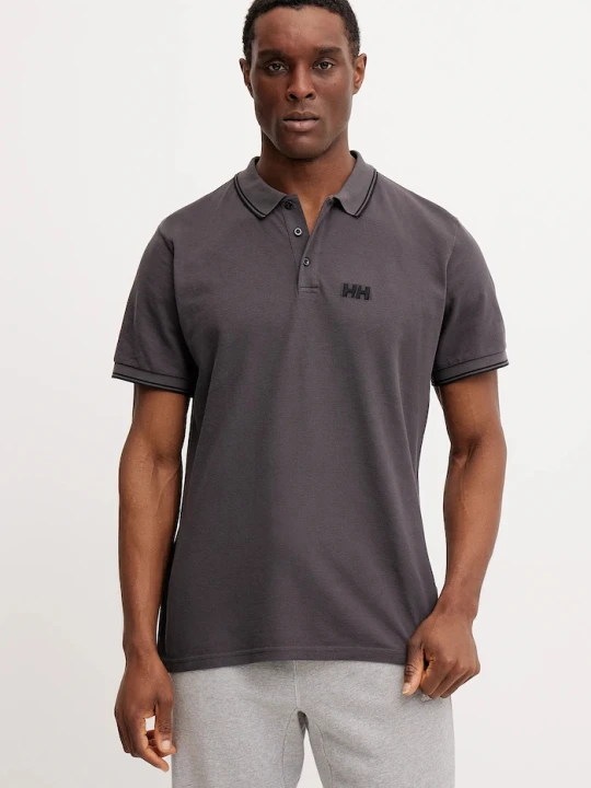 Zdjęcie produktu Helly Hansen polo bawełniane szary