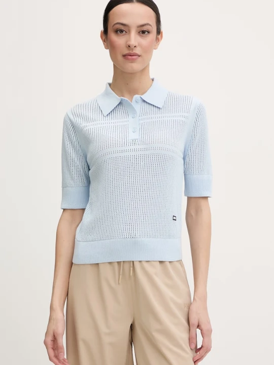 Zdjęcie produktu Helly Hansen polo damskie bawełniane SALT niebieski