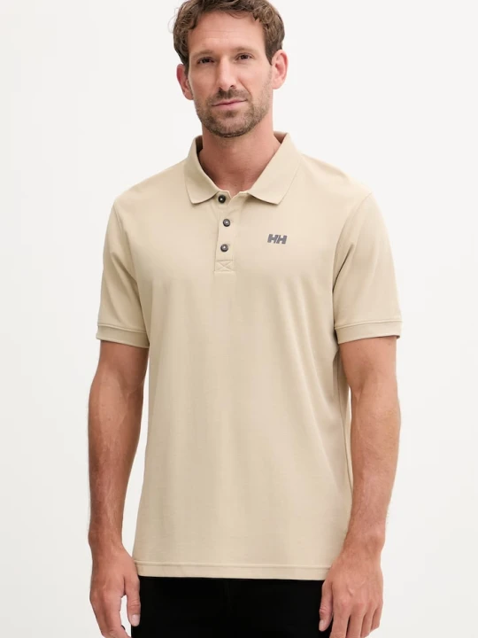 Zdjęcie produktu Helly Hansen polo męskie bawełniane DRIFTLINE beżowy