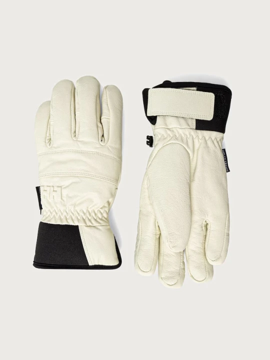 Zdjęcie produktu Helly Hansen rękawice narciarskie damskie skórzane beżowy