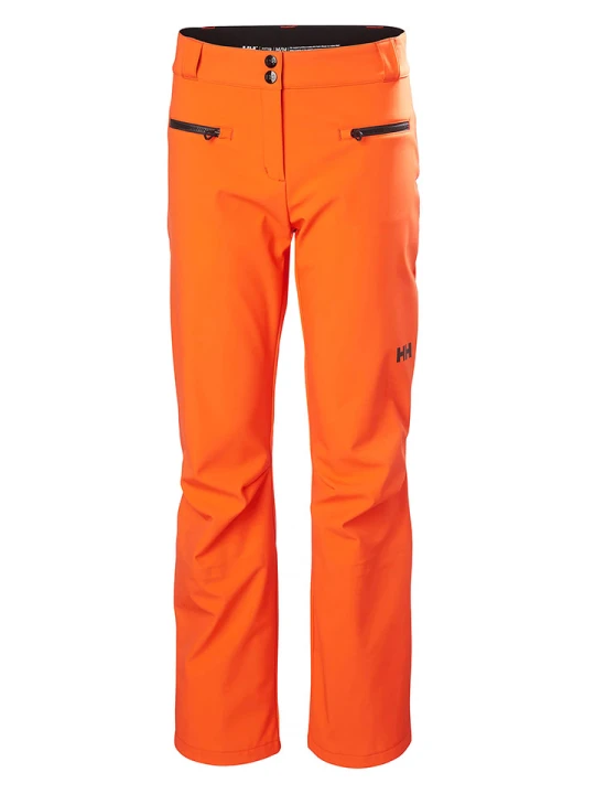 Zdjęcie produktu Helly Hansen Spodnie narciarskie "Bellissio 2" w kolorze pomarańczowym rozmiar: XS