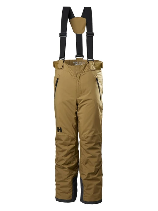 Zdjęcie produktu Helly Hansen Spodnie narciarskie "No Limits 2.0" w kolorze khaki rozmiar: 140