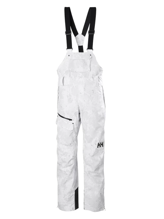 Zdjęcie produktu Helly Hansen Spodnie narciarskie "Powderqueen" w kolorze białym rozmiar: XS