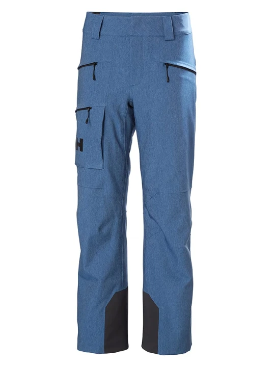 Zdjęcie produktu Helly Hansen Spodnie narciarskie "Powderqueen" w kolorze niebieskim rozmiar: XL
