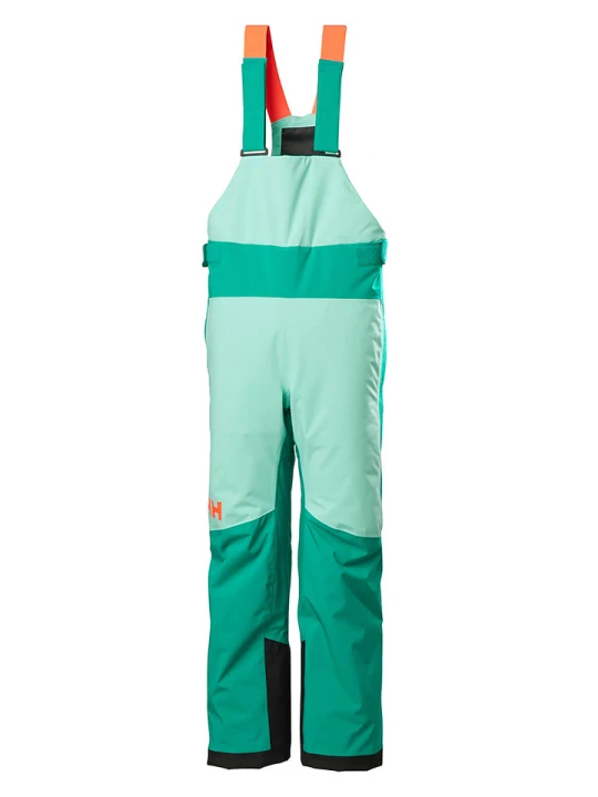 Zdjęcie produktu Helly Hansen Spodnie narciarskie "Stellar Bib" w kolorze turkusowym rozmiar: 152