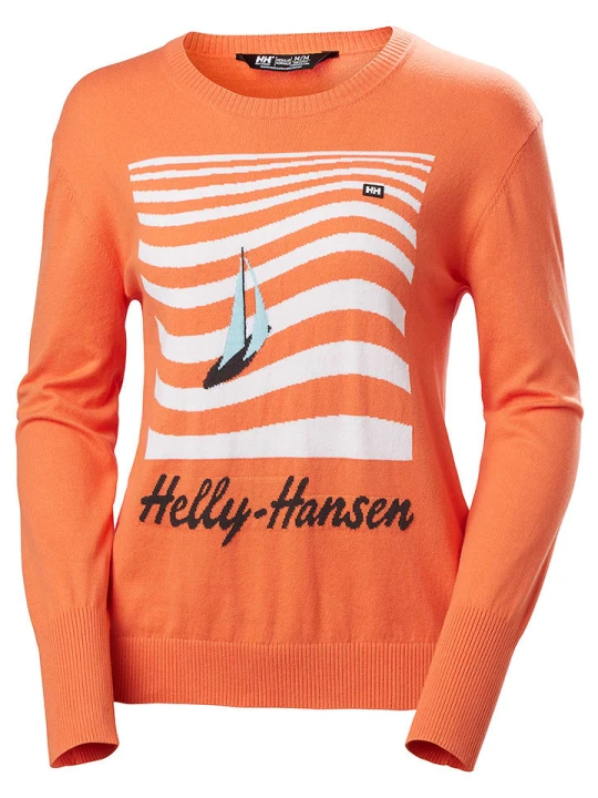 Zdjęcie produktu Helly Hansen Sweter "Quayside" w kolorze pomarańczowym rozmiar: S