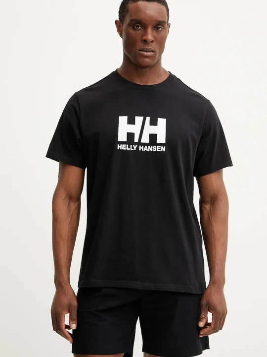 Zdjęcie produktu Helly Hansen t-shirt bawełniany HH LOGO czarny