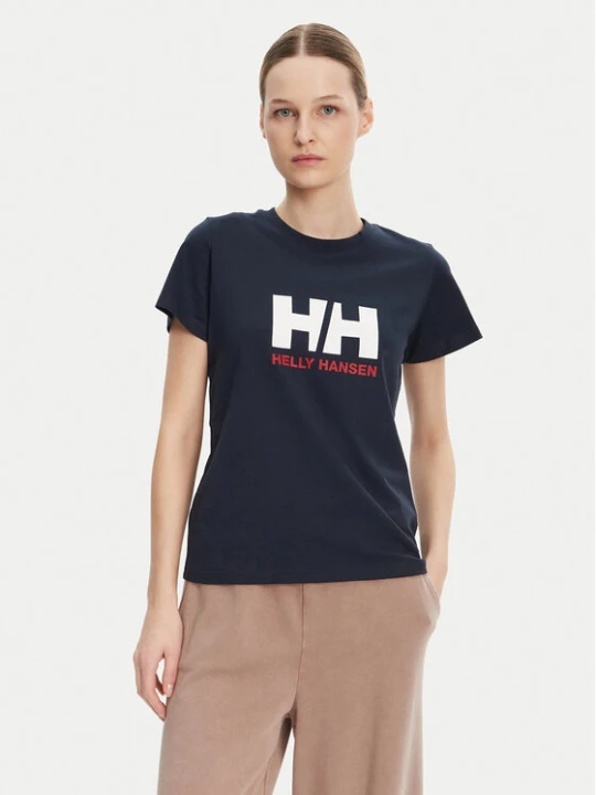 Zdjęcie produktu Helly Hansen T-Shirt Logo 54593 Granatowy Regular Fit