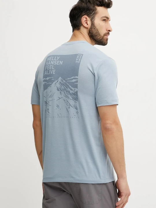 Zdjęcie produktu Helly Hansen t-shirt SKOG RECYCLED GRAPHIC niebieski