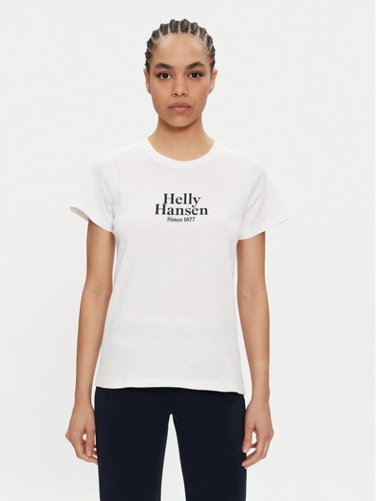 Zdjęcie produktu Helly Hansen T-Shirt W Core Graphic T-Shirt 54080 Biały Regular Fit