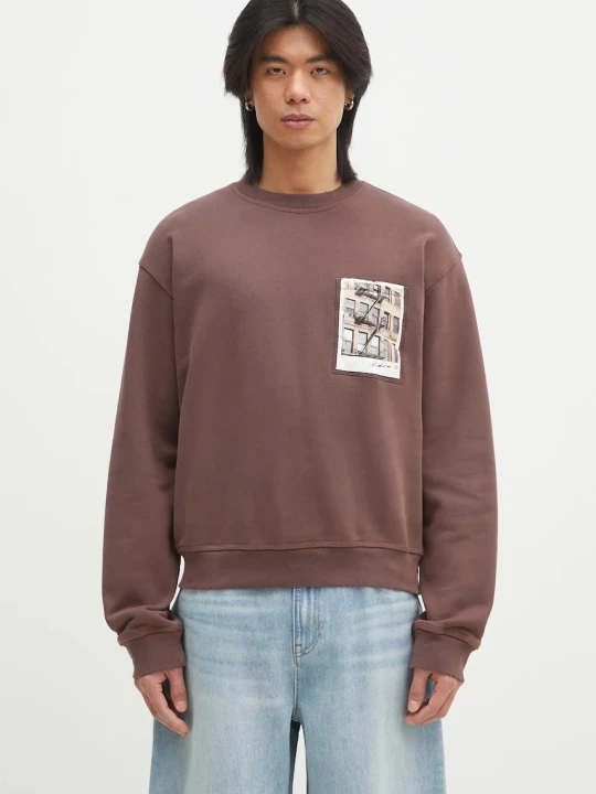 Zdjęcie produktu Helmut Lang bluza bawełniana Pstcard Cr Bk.Cmbd 1