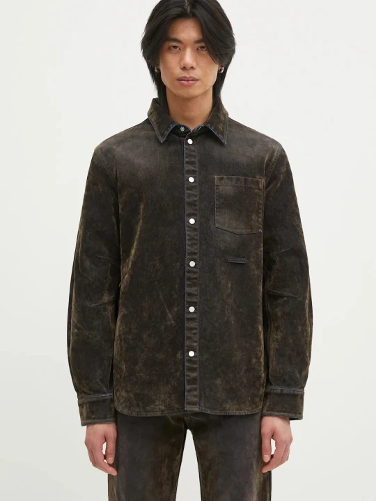 Zdjęcie produktu Helmut Lang koszula bawełniana Curved Cl Shirt.Floc