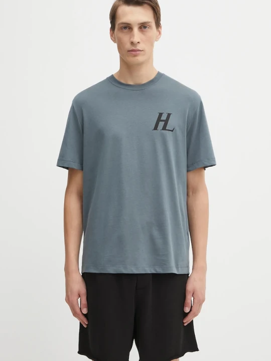 Zdjęcie produktu Helmut Lang t-shirt bawełniany niebieski