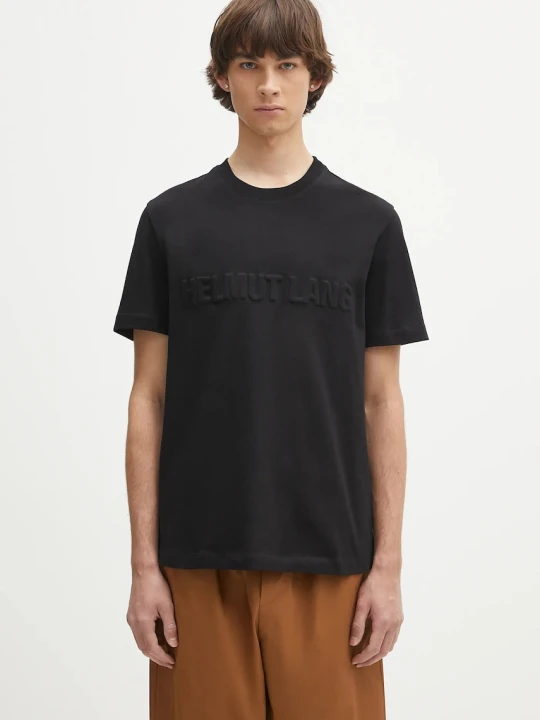 Zdjęcie produktu Helmut Lang t-shirt bawełniany EMBOSSED.TEE.ROUNDED