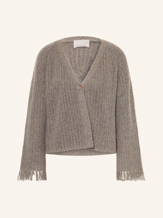 Zdjęcie produktu Hemisphere Kardigan Z Kaszmiru I Przędzy Z Brokatem gruen KHAKI