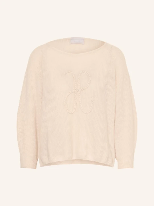 Zdjęcie produktu Hemisphere Sweter Z Kaszmiru Z Rękawami 3 / 4 beige