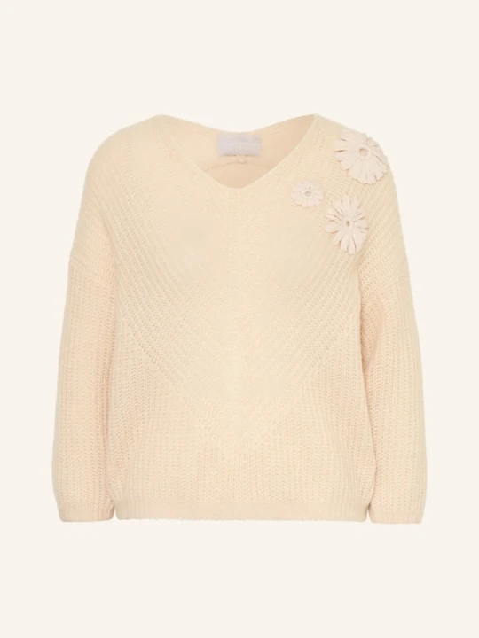 Zdjęcie produktu Hemisphere Sweter Z Kaszmiru Z Rękawami 3 / 4 beige